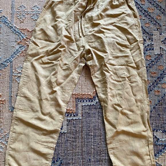 Zara Fluid Wash Linen Pants SIZE LARGE - Picture 2 of 7